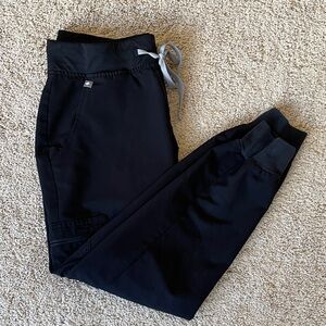 Figs Black Jogger scrubs